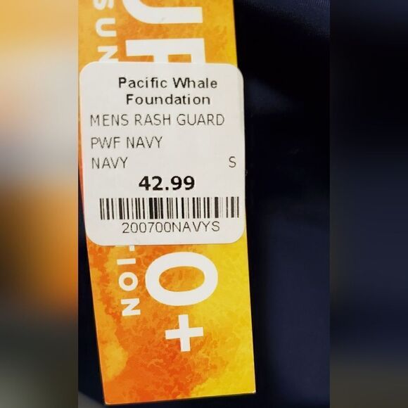Pacific Whale Foundation Navy Rashguard - Picture 6 of 6